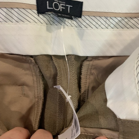 Ann Taylor Tan Trousers with Flared Leg - Picture 5 of 8